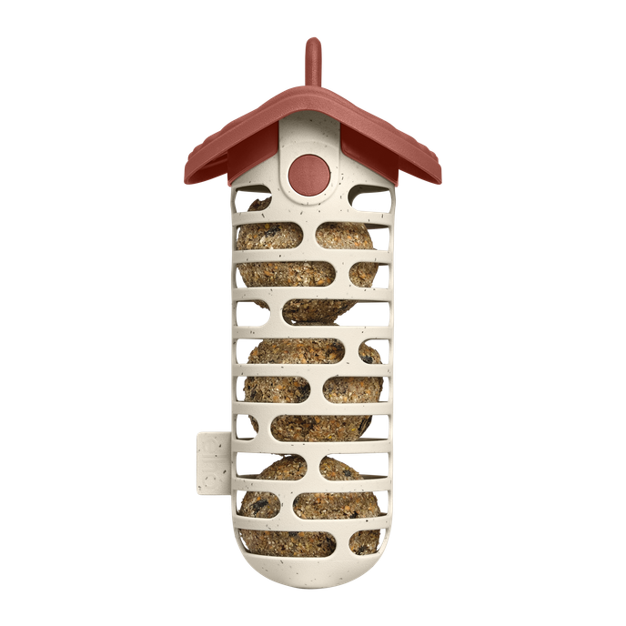 cosy suet ball feeder 10cm tuscan red